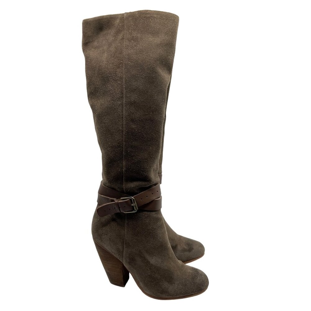 Corso Como Aspire Tall Suede Brown Boots Size 5.5